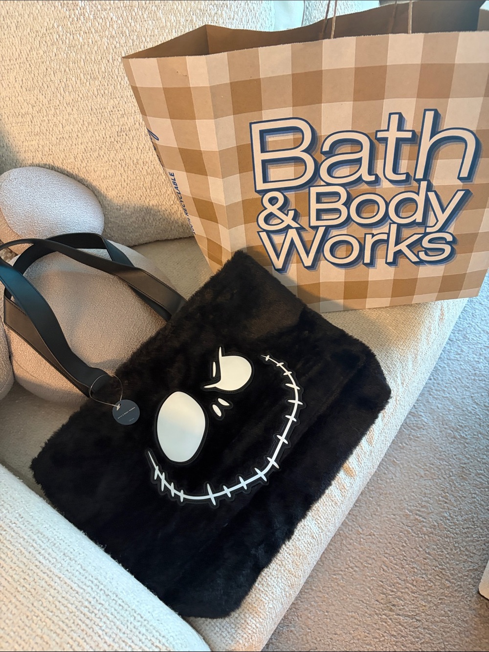 Bath&Body Works Disney Nightmare Before Christmas Jack Skellington Tote Bag
